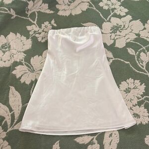 Show Me Your MuMu Taylor Tube Dress White Mini A-line Dress